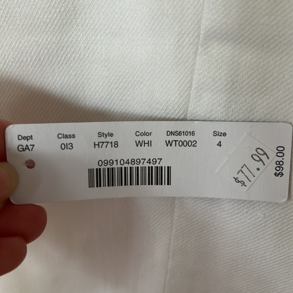 NWT Size 4 JCrew cream dress pants - Picture 11 of 12